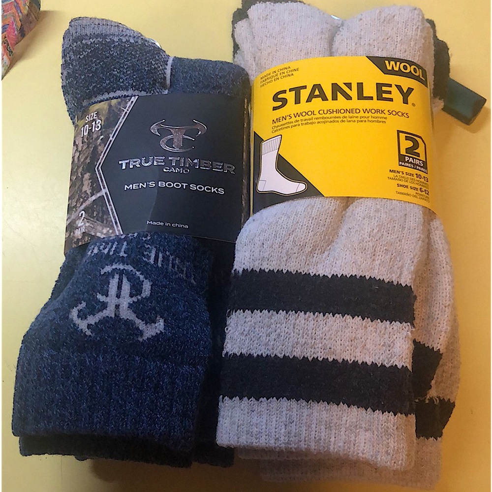 Stanley, True Timber Men’s Socks Size 10-13
4 Pair Total! NWT